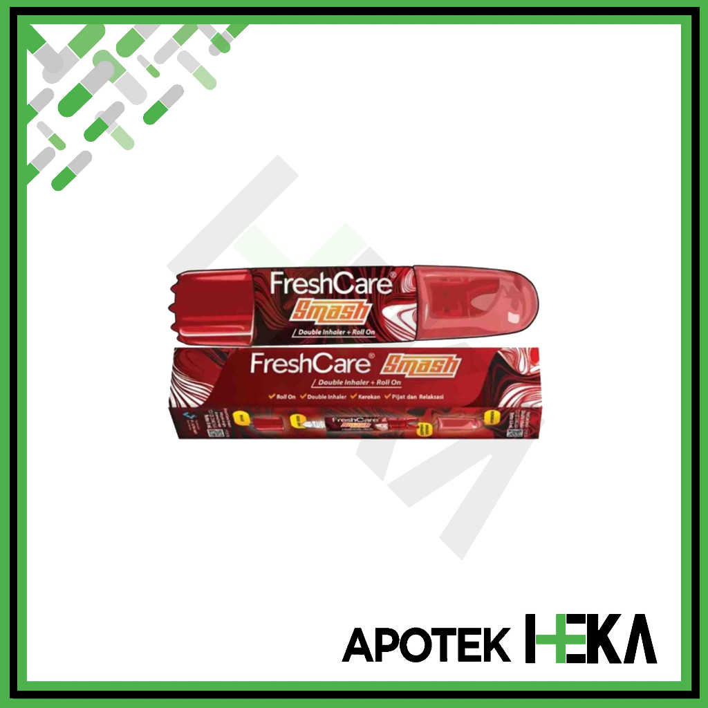 Freshcare Smash 8 ml - Minyak Angin Roll Double Inhaler