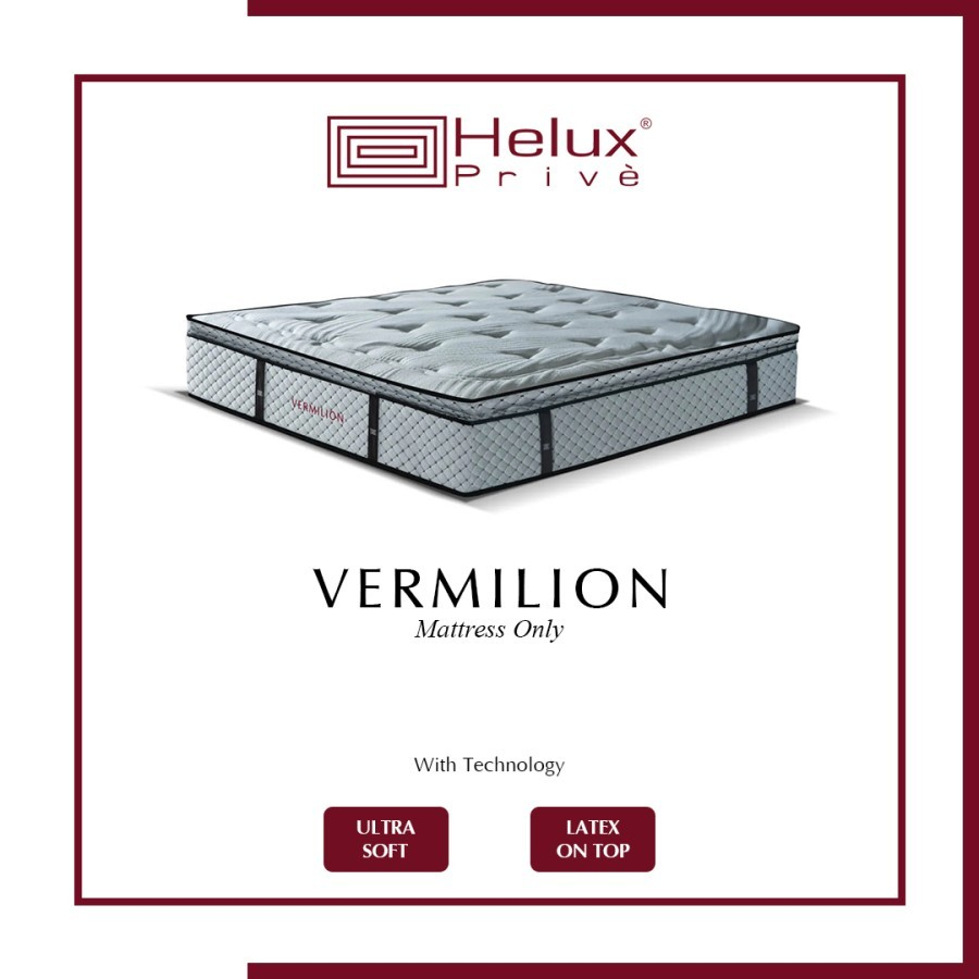 Matras Kasur Latex Type Vermillion - Matras Only - Helux Privè