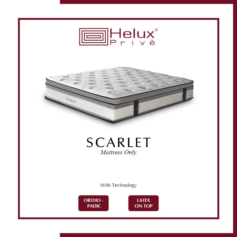Matras Kasur Latex Type Scarlet - Matras Only - Helux Privè