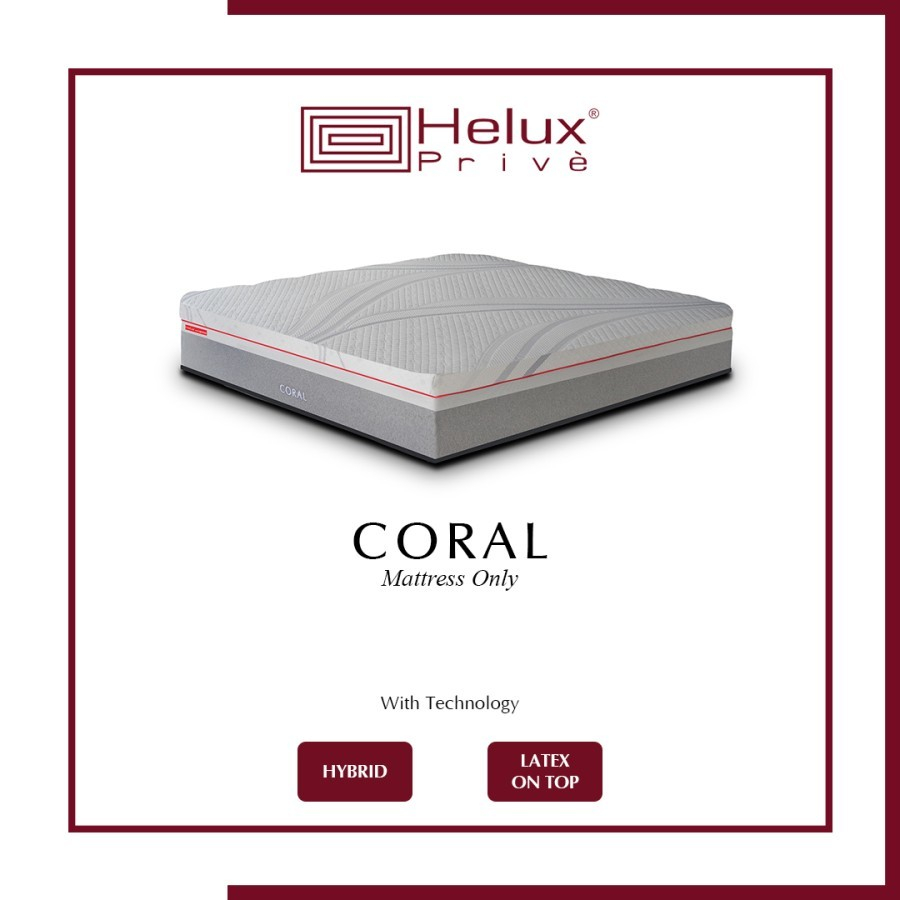 Matras Kasur Latex Type Coral - Matras Only - Helux Privè