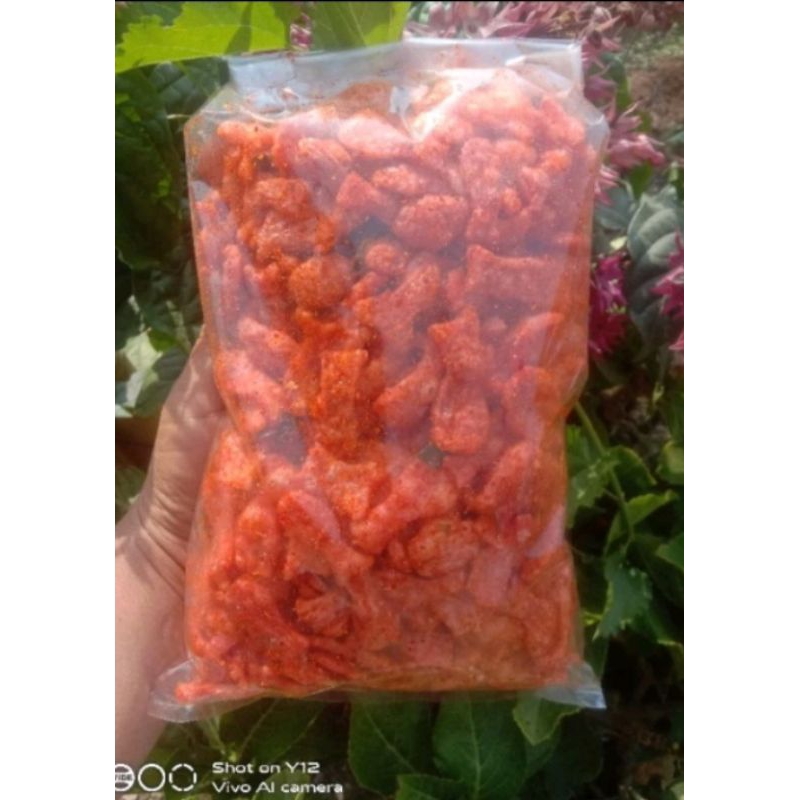 

kerupuk ikan ekstra pedas daun jeruk