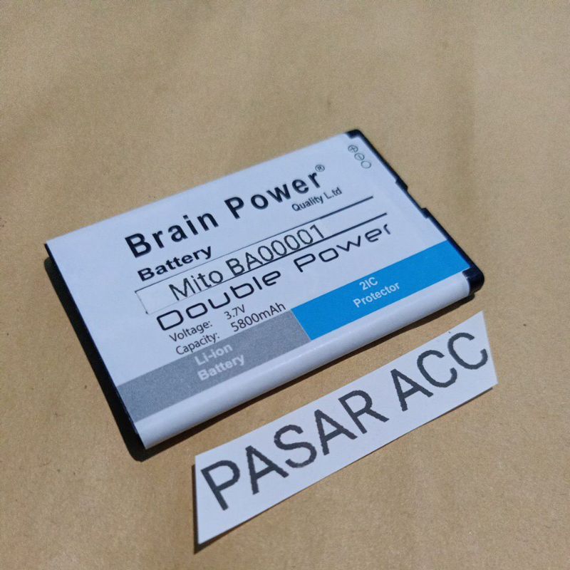 Baterai Batre Mito BA0001 122Q 220  BA-00001 Battrey Mito 220