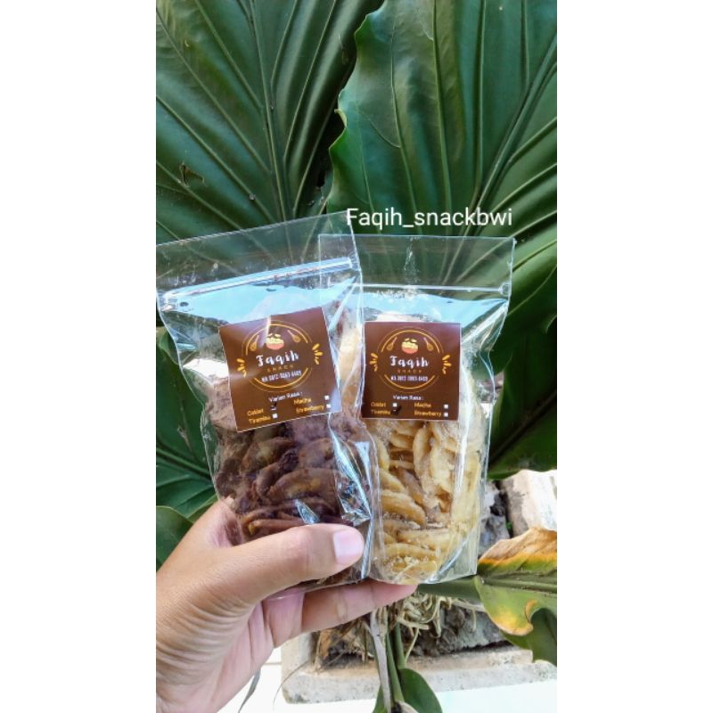 

Kripscok keripik pisang coklat enak berat 100g