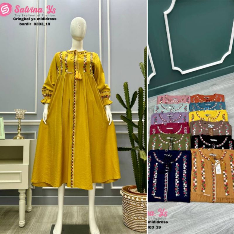 MIDIDRESS BORDIR SALVINA CRINGKEL LD 97 PB 123 BY SALVINA YS