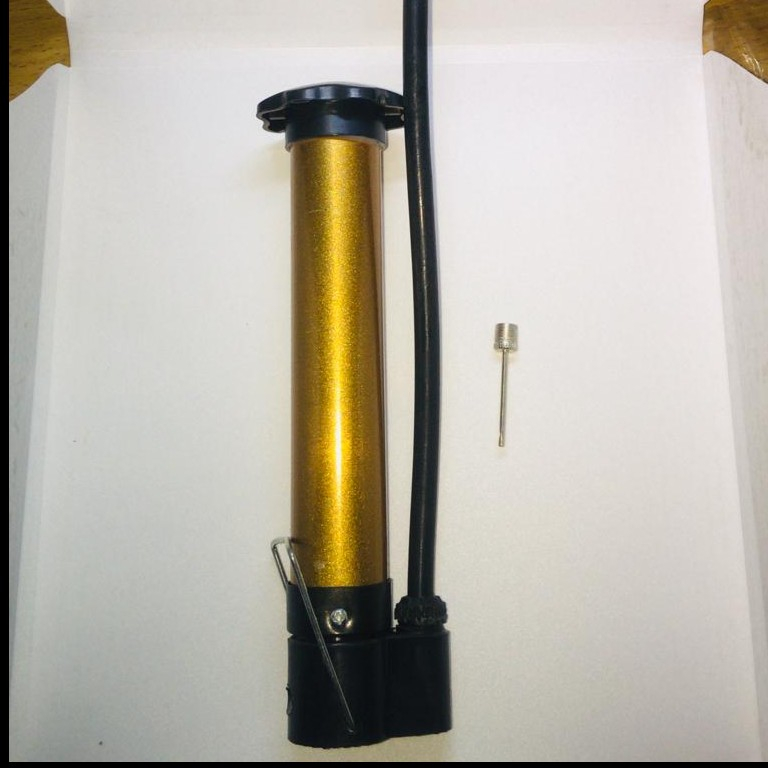 pompa angin mini portable pompa angin bola basket voli pompa balon - pompa + pentil