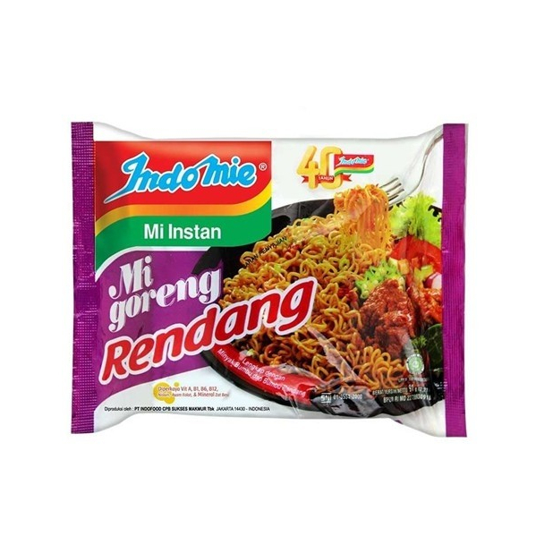 

Indomie Mi Instan Mi Goreng Rasa Rendang 91 gram