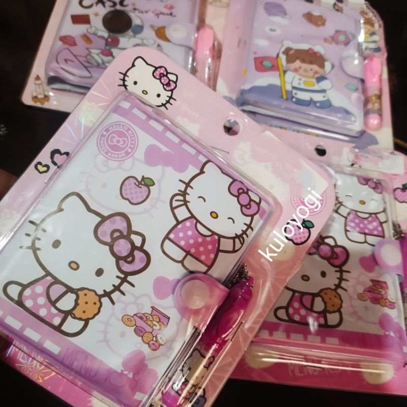 

Notebook aesthetic Set Pulpen Buku Sanrio Momo
