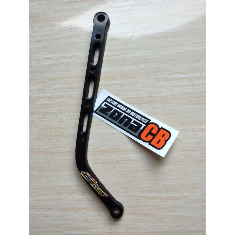 breket pangkon L knalpot bebek matic / dudukan knalpot dor Scoopy aerox vario beat jupiter klx crf a