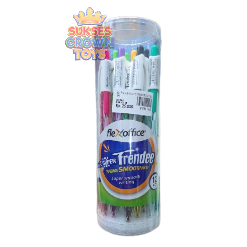 

Pulpen Trendee Smooth isi 12 / Pulpen isi 12 pcs / Pulpen Berkualitas