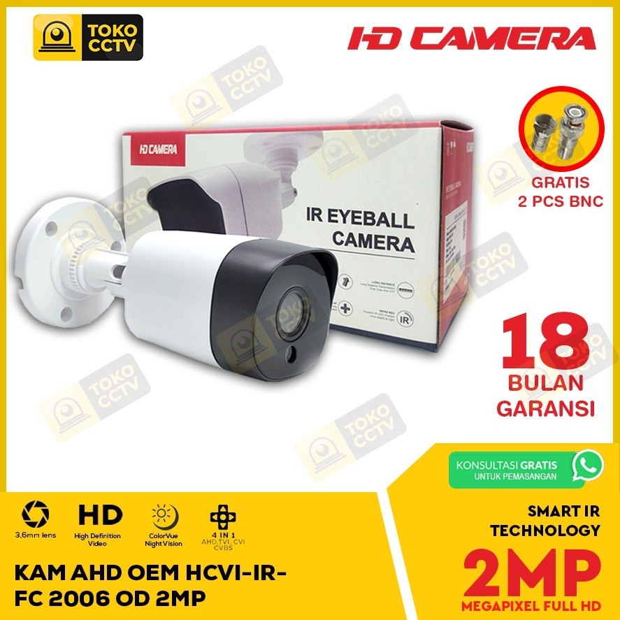 Kamera CCTV Oem Dahua Outdoor 2Mp , Camera Outdoor IR Led