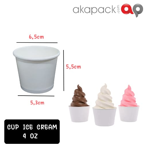 Cup Ice Cream 4 oz (120ml)