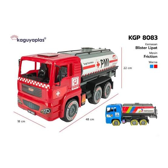 Mainan Mobil Truck Pertamina KGP 8083 // Mainan Kontruksi Mobil // Mainan Anak Truck
