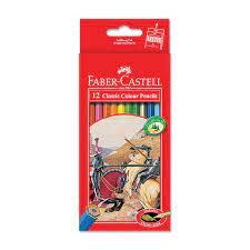 

Pensil Warna Faber Castell 12 warna (Panjang)