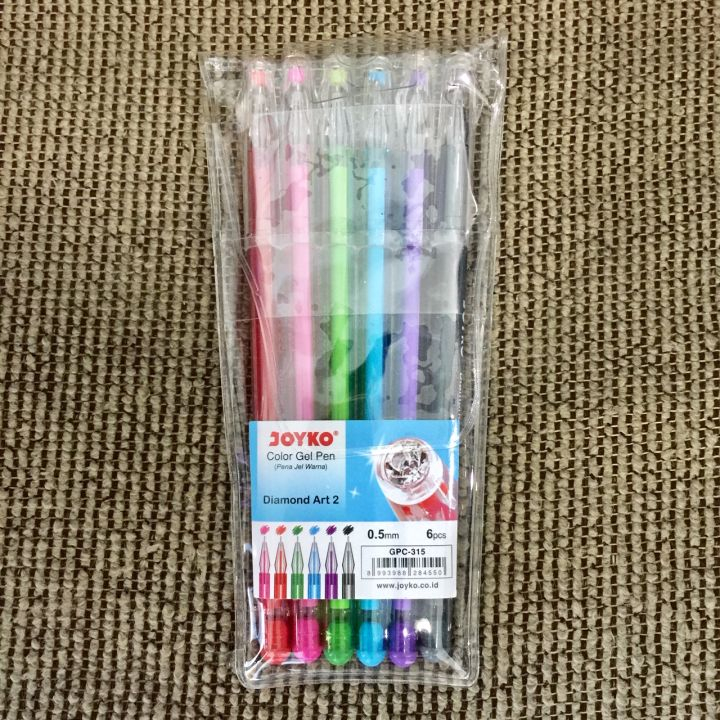 

JOYKO COLOR GEL PEN 6 WARNA DIAMONT ART 2