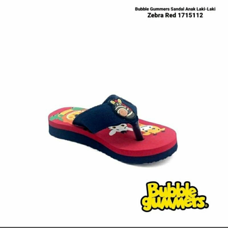 bubble gummers sandal anak zebra