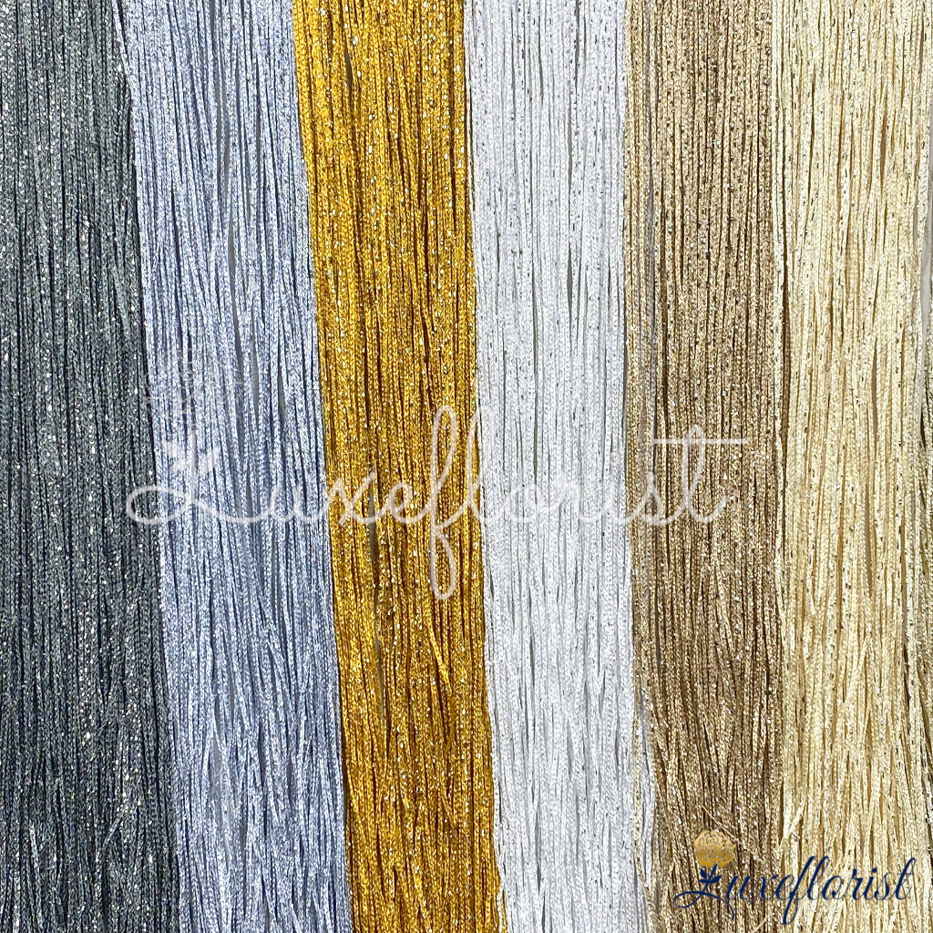 COD TIRAI BENANG GLITER 1X2M DEKORASI //RUMBAI BLING BLING PLASTIK HIAS RUMAH/hiasan lampu pernikaha