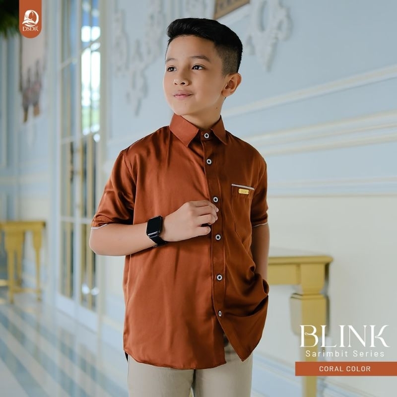KOKO ANAK LENGAN PENDEK SARIMBIT BLINK ORIGINAL DSDR BAHAN CLEOPATRA SILK