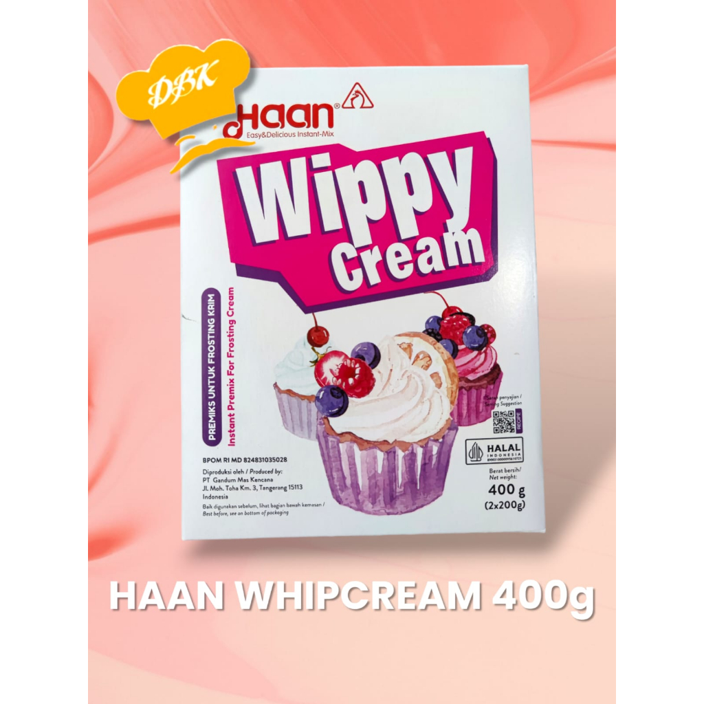 

Haan Whippy Cream 400gr whip cream