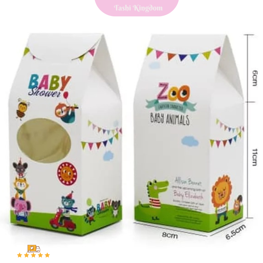 

Kotak Snack Kotak kado baby shower Box kado ulang tahun animal hadiah