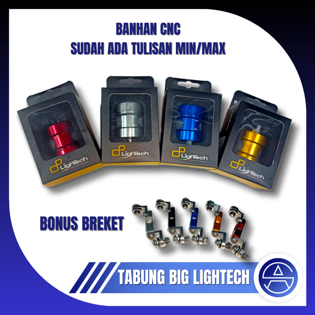 TABUNG MINYAK REM CNC MODEL LIGHTEC TABUNG BIG CNC TABUNG MINYAK REM NASSER VARIO 110 VARIO 125