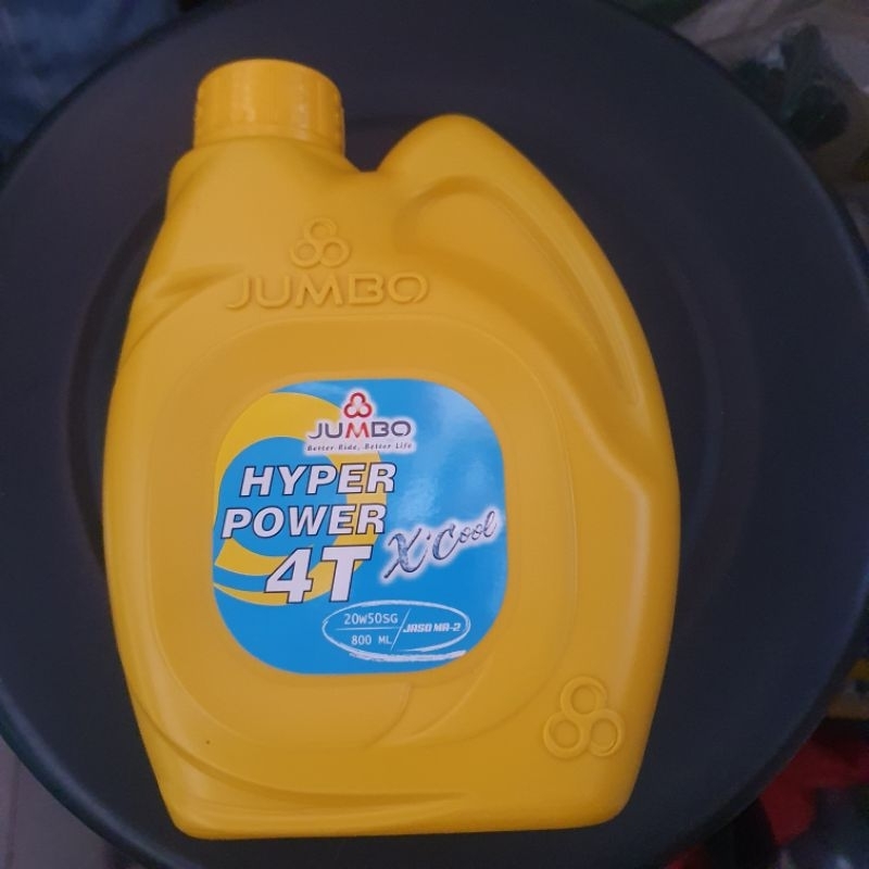 oli mesin jumbo hyper power 20w 50 SG 0,8 ml original