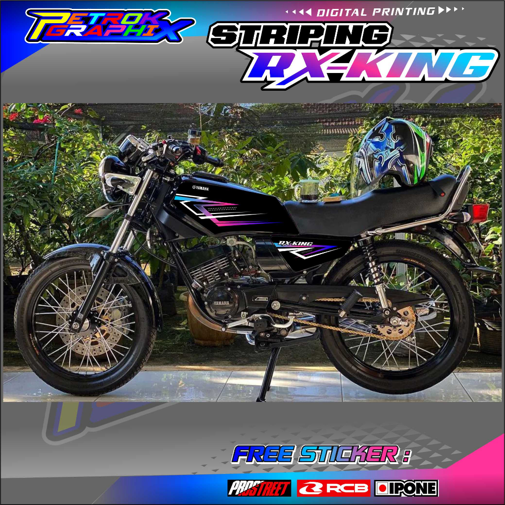 STRIPING VARIASI MOTOR RX KING / STRIPING LIST YAMAHA RX KING
