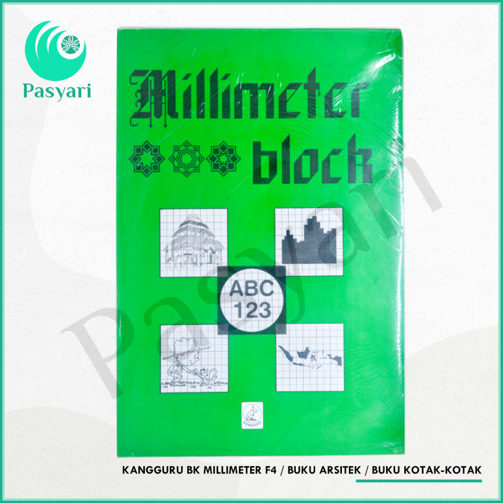 

KANGGURU BK MILLIMETER F4 / BUKU ARSITEK / BUKU KOTAK-KOTAK