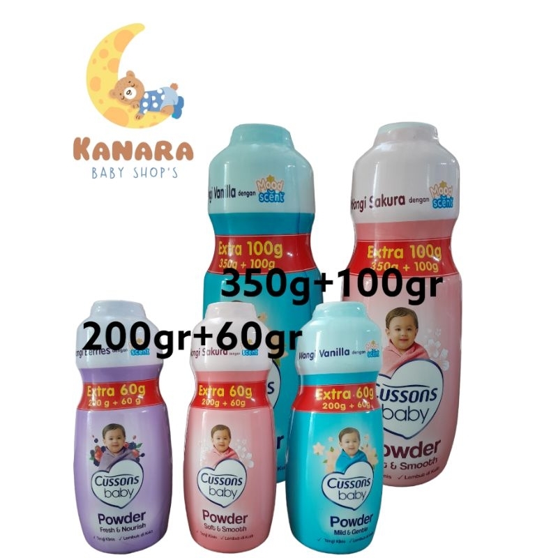 Cussons Baby powder 350gr+100gr/ Cussons Baby Powder 200gr+60gr