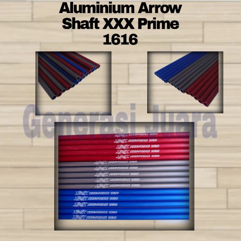 SHAFT XXX-PRIME 1616 Shaft - 7075 Aircraft Aluminium Alloy Arrow Shaft 1616 - Olahraga Panahan