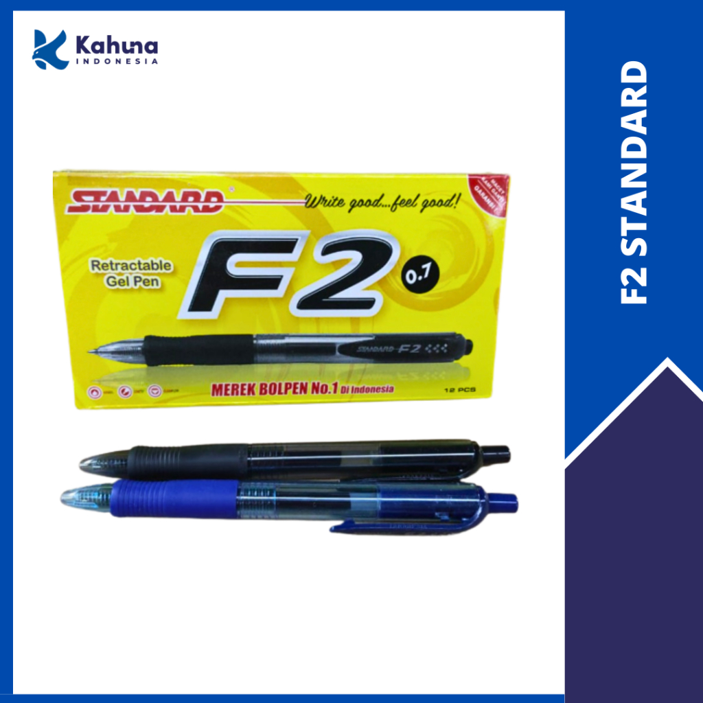 

BALLPOINT / BOLPEN / PULPEN STANDARD F2 0.7 (1PACK)