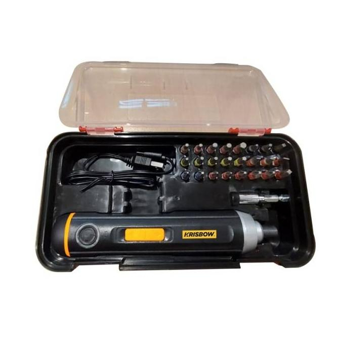 CORDLESS SCREWDRIVER KRISBOW  4V STRAIGHT IRCS4