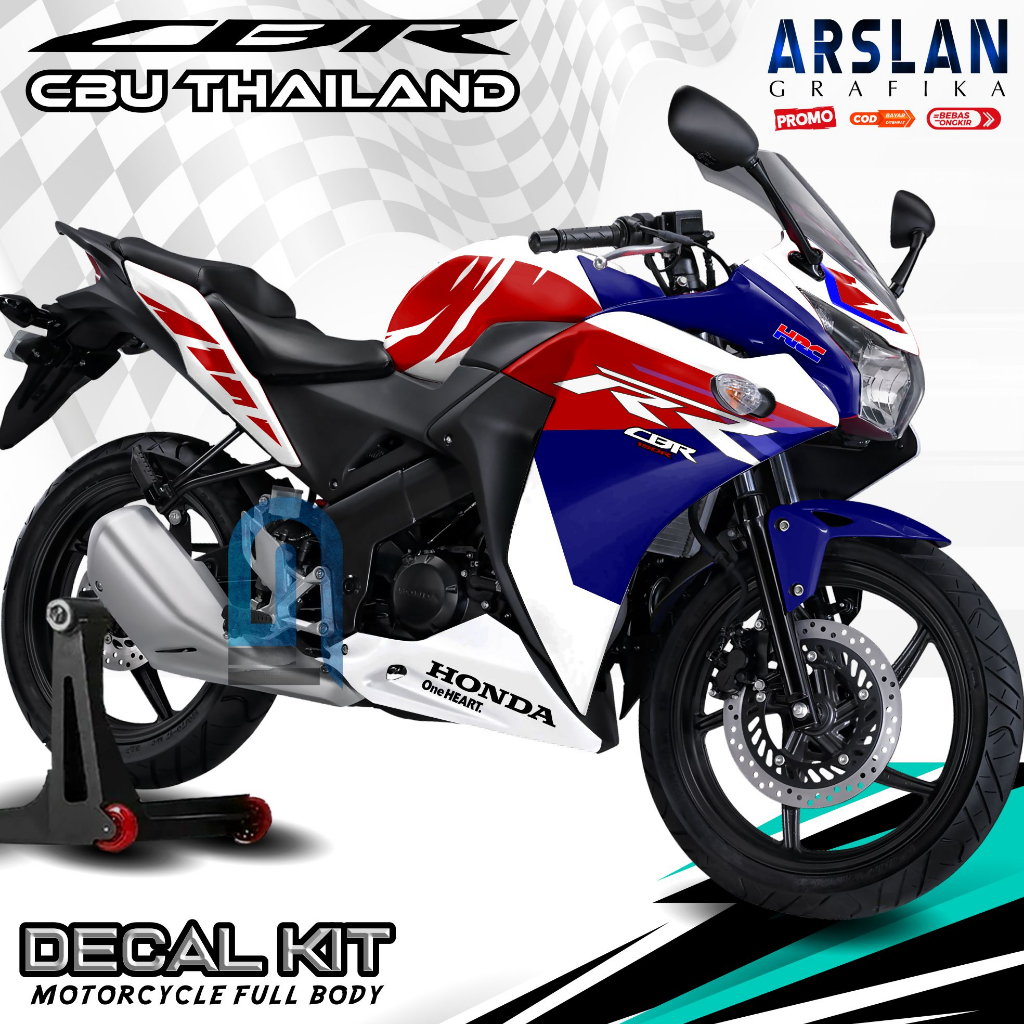 ANTI LUNTUR Decal Cbr Cbu Thailand Full Body Decal CBR THAILAND Full Body Livery CBR 1000