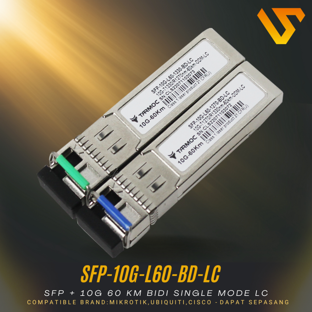 Tarmoc SFP-10G-L60-BD-LC |SFP 10G BIDI 60KM LC SFP+10G 60KM Singlemode