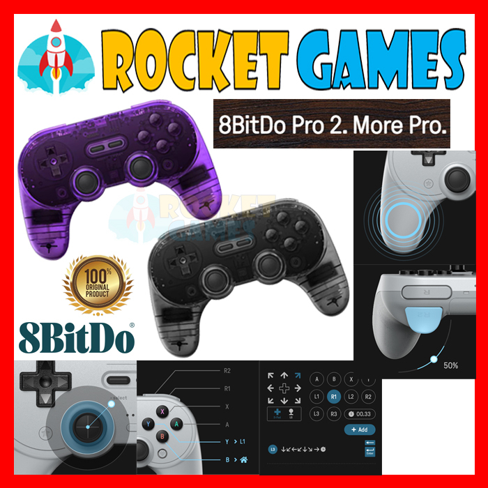8bitdo PRO 2 Colors Controller Bluetooth Gamepad Wireles Switch