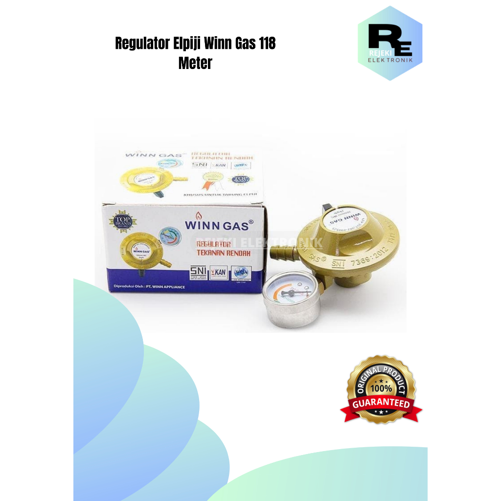 Regulator Elpiji Winn Gas 118 Meter W118M W 118M