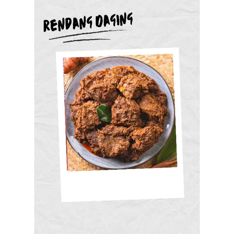 

Rendang daging sapi 500 gr