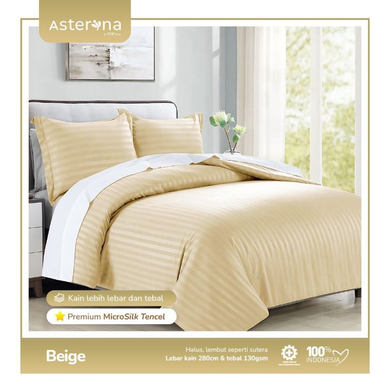 Sprei Set Salur Microtencel Beige