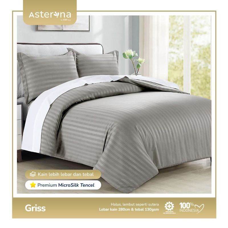 Sprei Set Salur Microtencel Griss