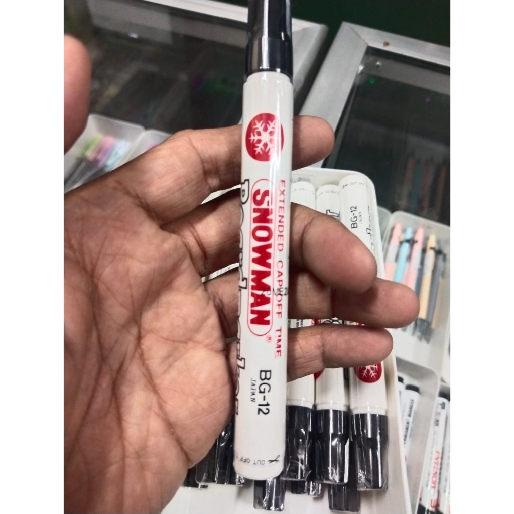 

ECER ( 1 PCS ) Spidol Boardmarker Papan Tulis Putih Snowman Spidol Whiteboard Snowman