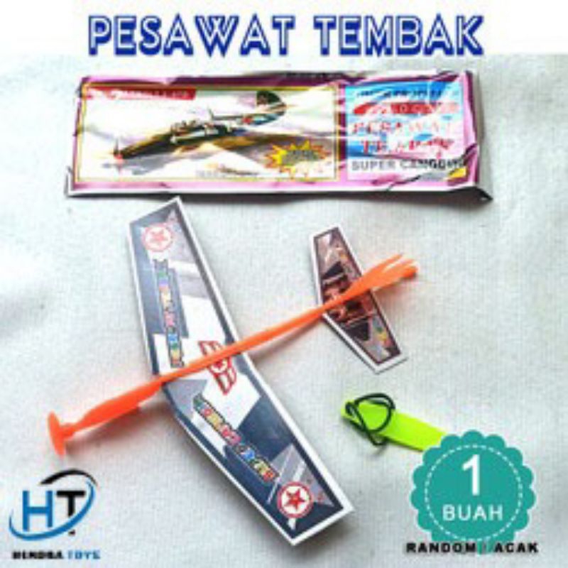 Tembak Pesawat Mainan Jadul