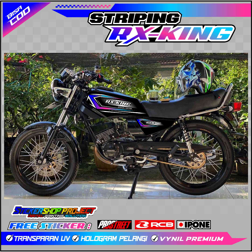 STRIPING VARIASI MOTOR RX KING / STRIPING LIST YAMAHA RX KING