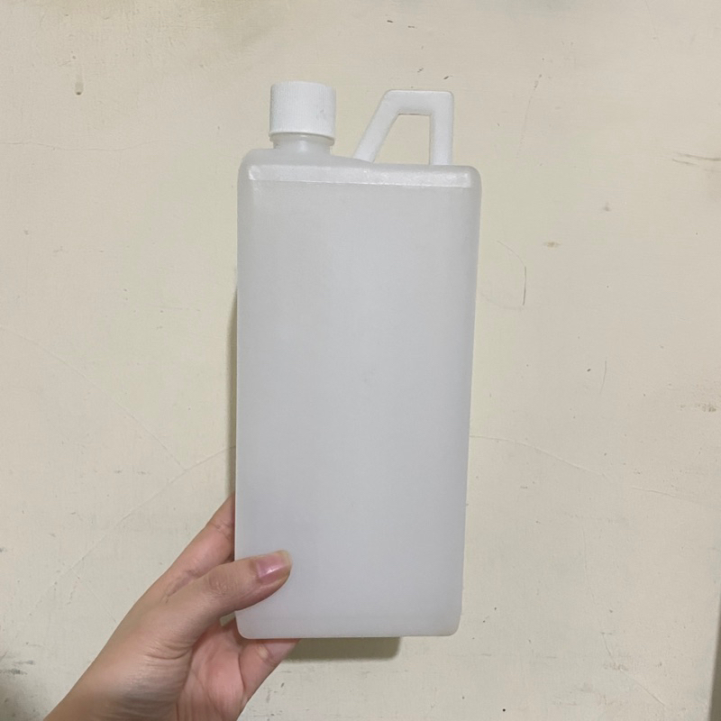 Botol kosong 1 liter botol alkohol 1000ml botol putih tebal pegangan