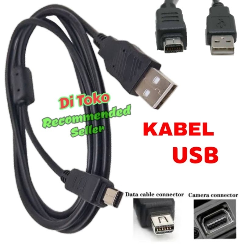 READY - Kabel Data / Usb Cable For Kamera Olympus CB-USB5 / USB6 EM10 II EPL9 mju9000 SP560UZ E-P5 E