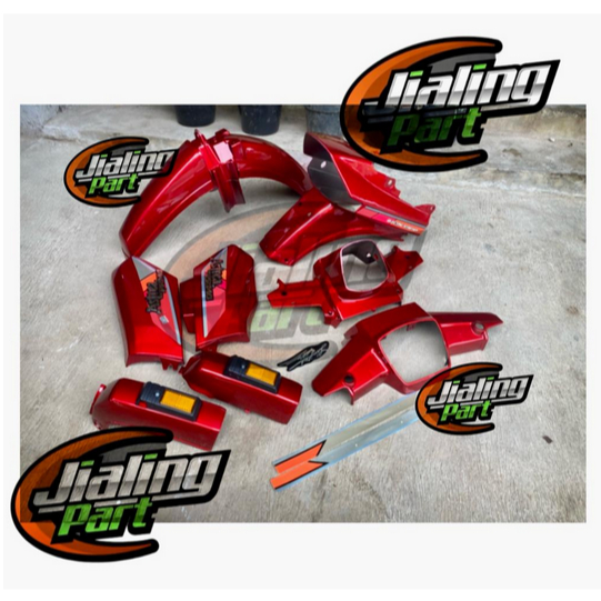 full set cover body halus Astrea Prima maroon body halus astrea prima maroon set striping