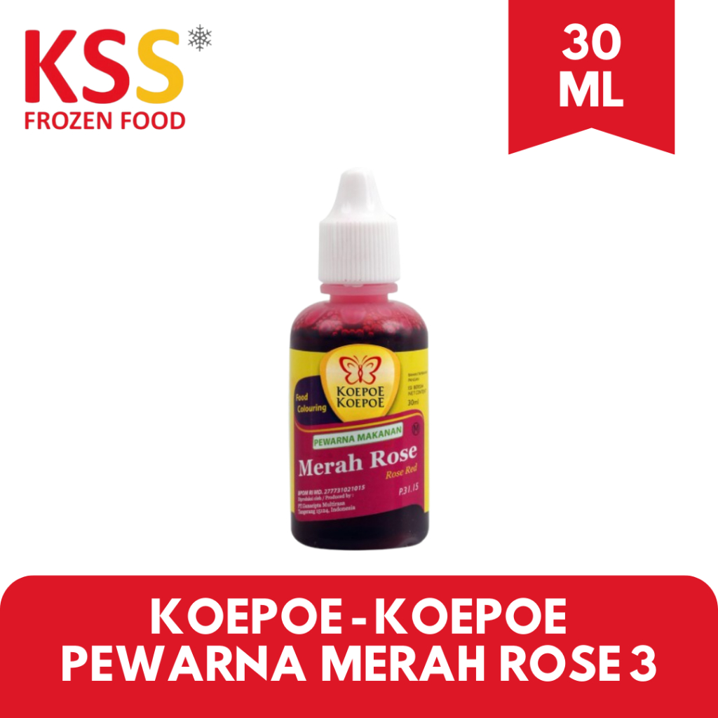 

KOEPOE - KOEPOE PEWARNA MERAH ROSE 30 ML