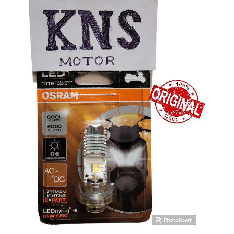 Lampu Depan LED Motor / Bolham Motor OSRAM Original