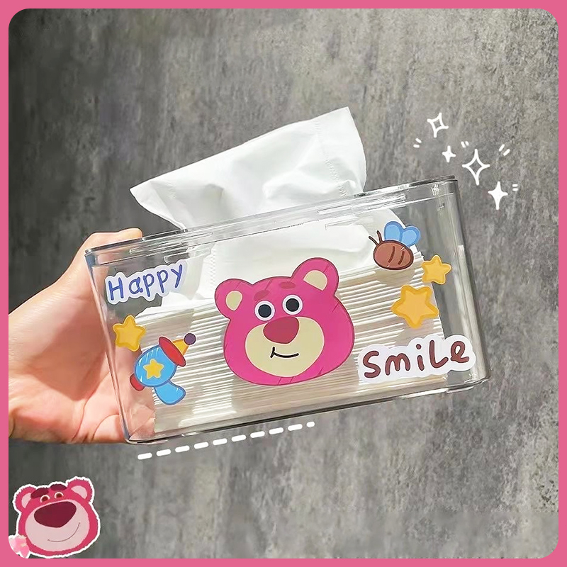 

Winnie Bear Toy Story Stiker Kartun Cangkir Air Ponsel Tablet Transparan PVC Tahan Air Stiker -MG