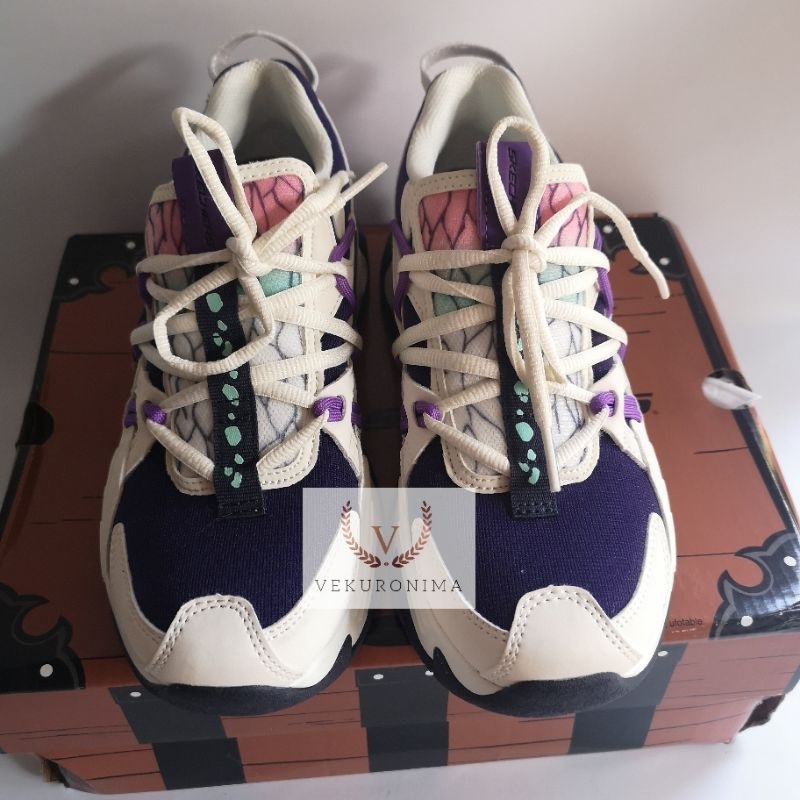 (Ready) SKECHERS Demon Slayer Shinobu Kocho Kochou 37.5