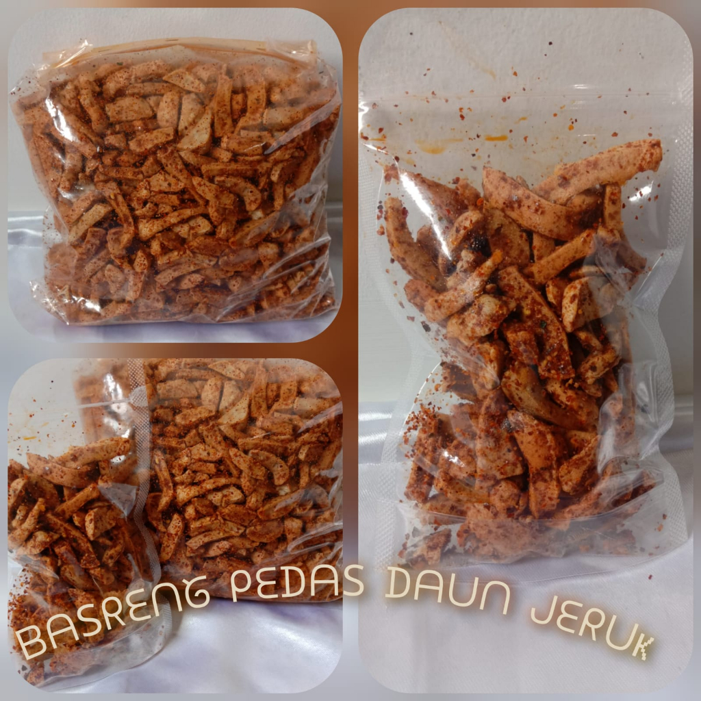 

Basreng pedas daun jeruk isi 500gram