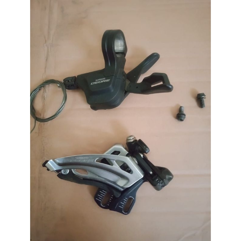 shifter kiri + front dreileur (fd) deore